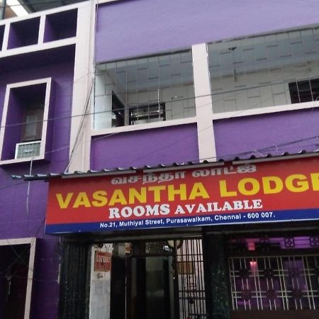 Vasantha Lodge Purasawalkam Chennai Extérieur photo