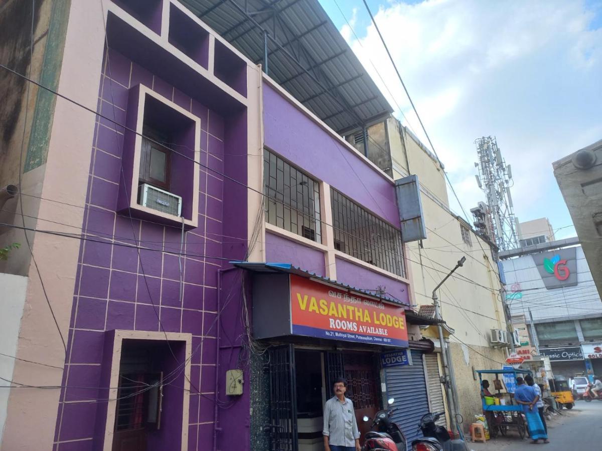 Vasantha Lodge Purasawalkam Chennai Extérieur photo